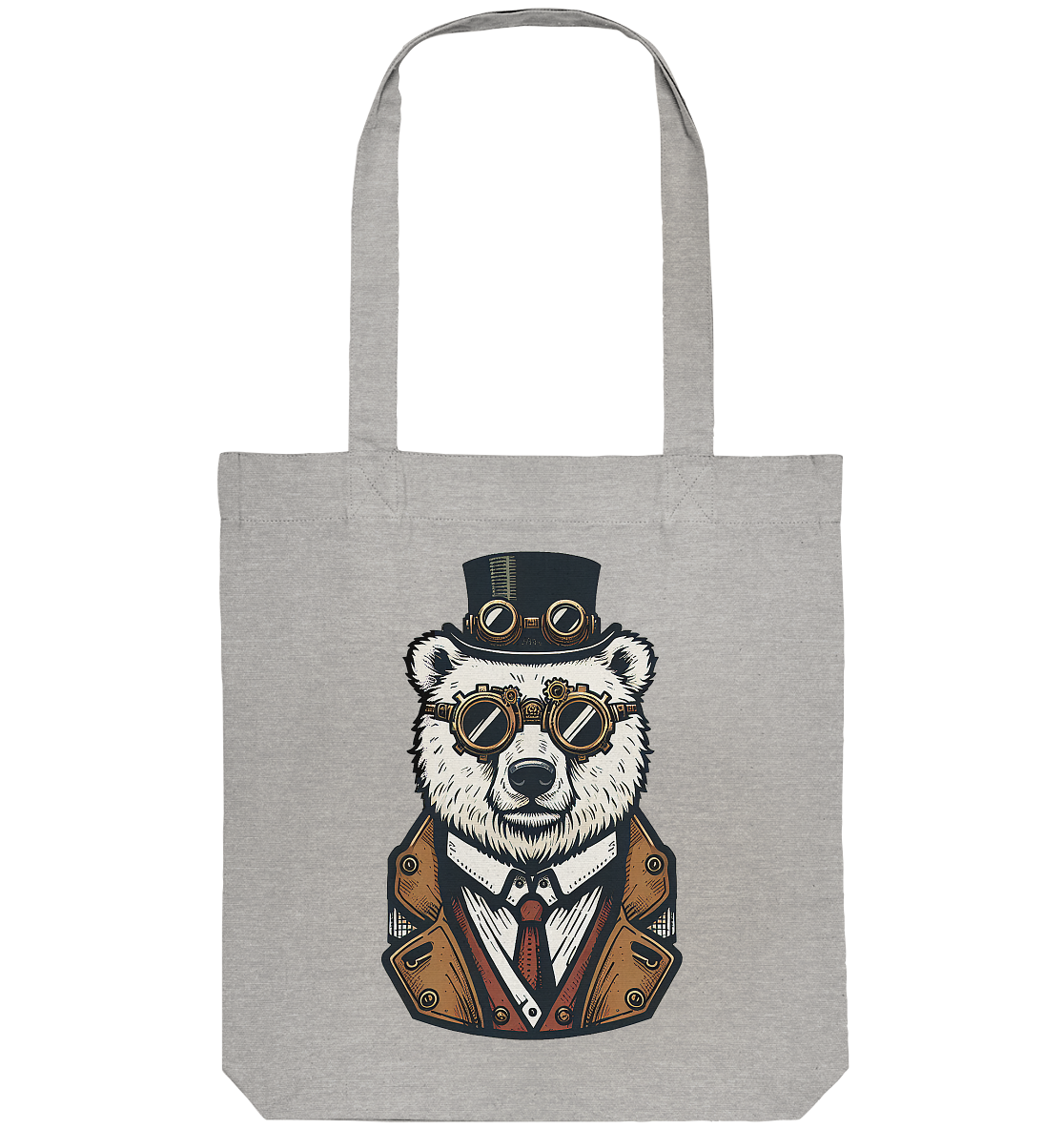 Eisbär Steampunk Polar Bear  - Organic Tote-Bag