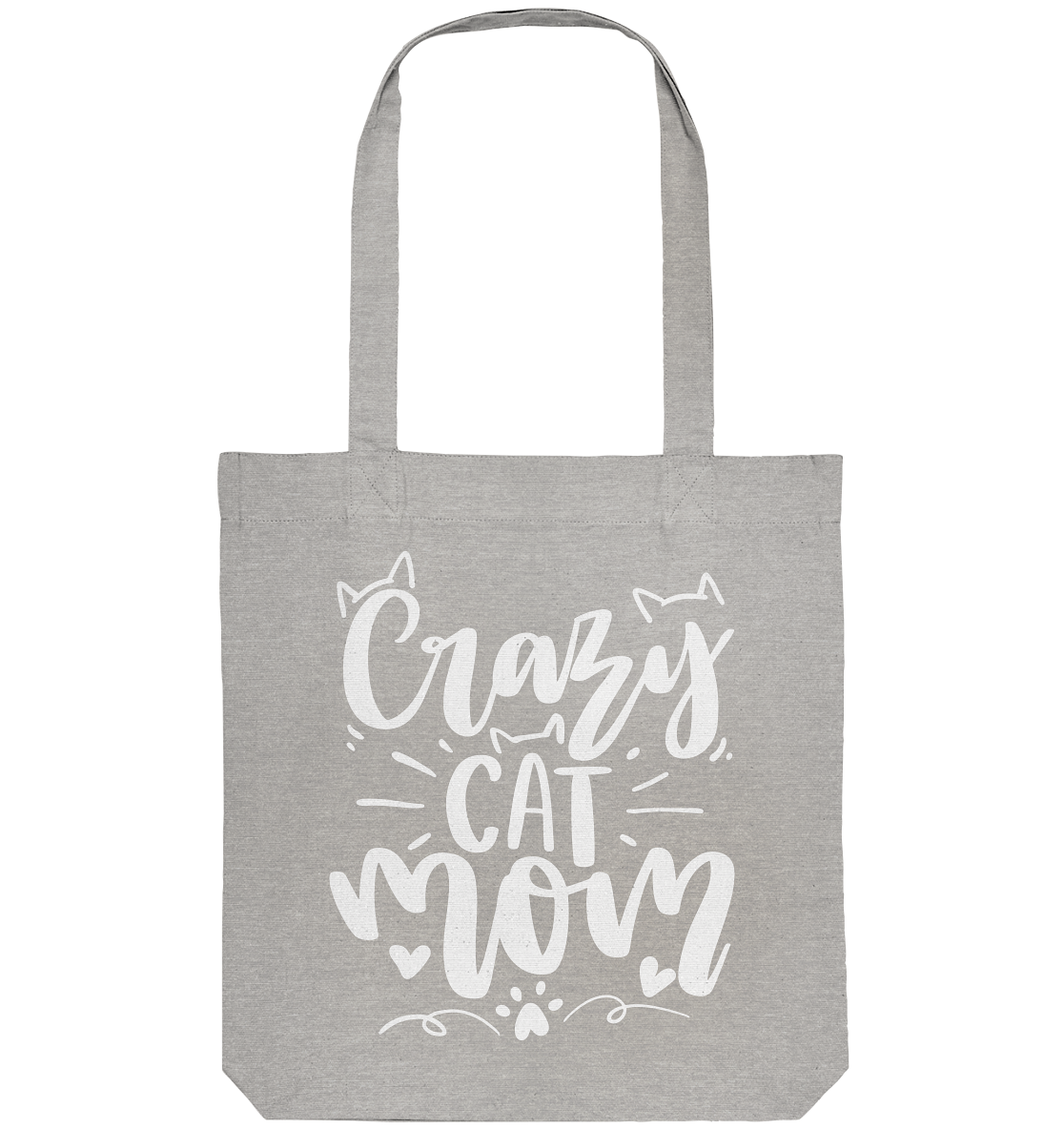 Crazy cat Mom - Organic Tote-Bag