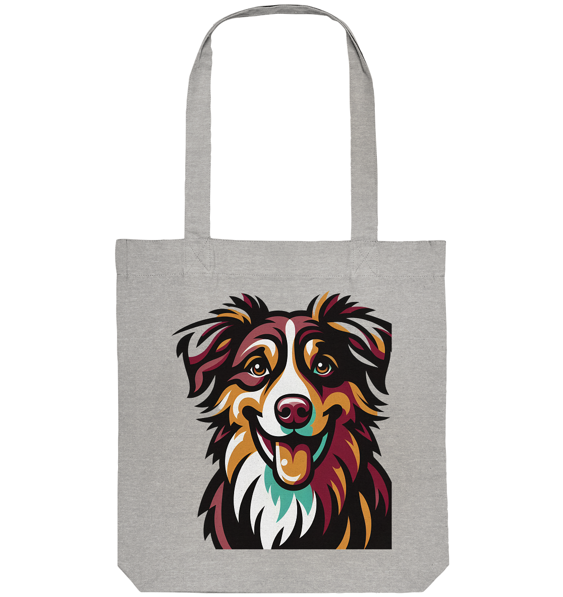 Australian Shepherd Hund - personalisierbar - Organic Tote-Bag