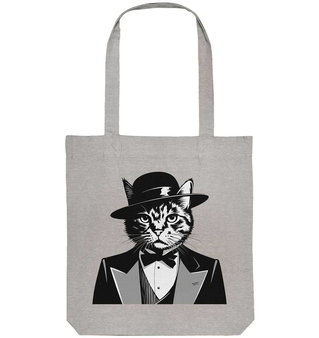Godfather Katze Mafia - personalisierbar  - Organic Tote-Bag
