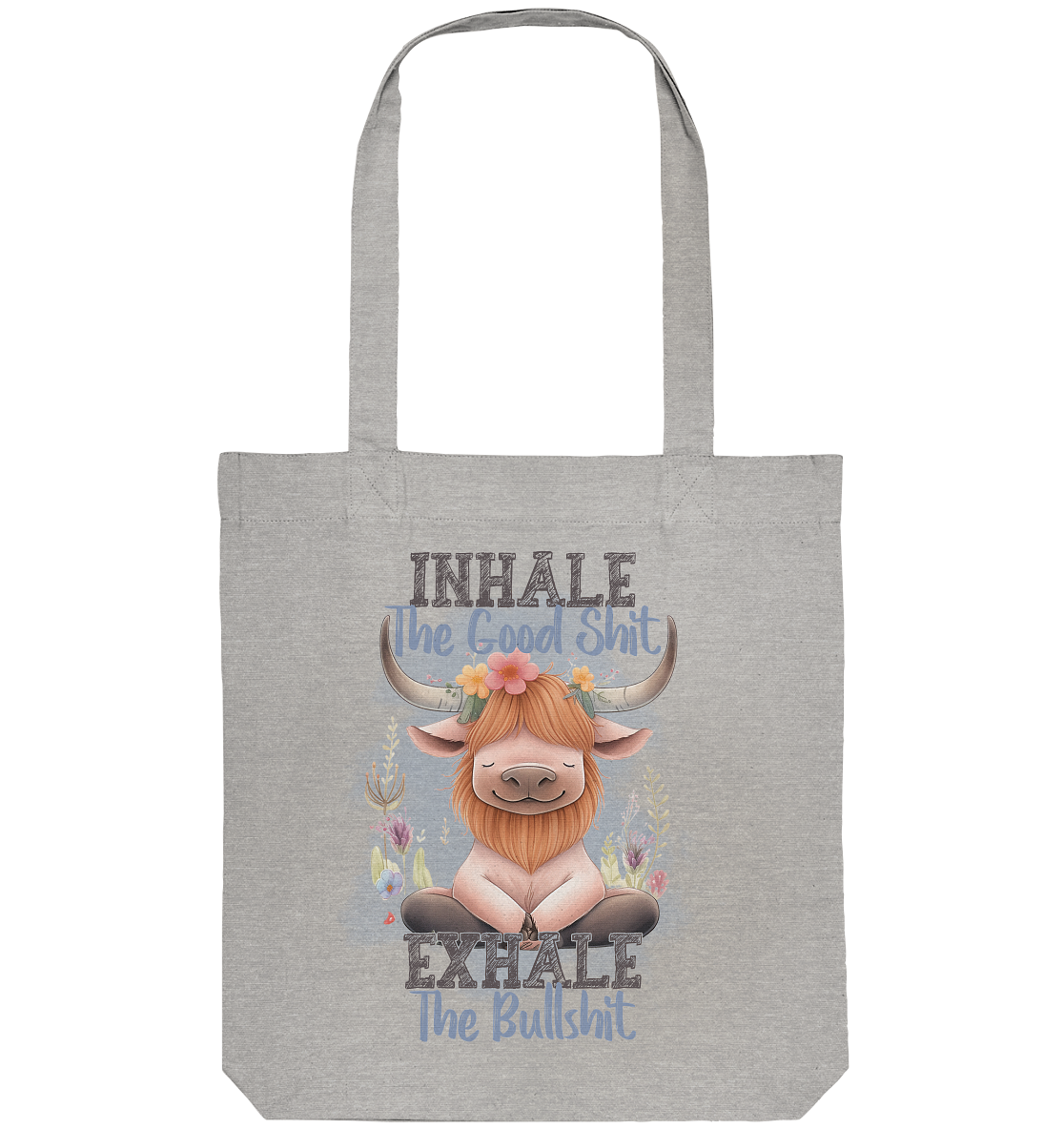 Yoga Highland Kuh - Organic Tote-Bag