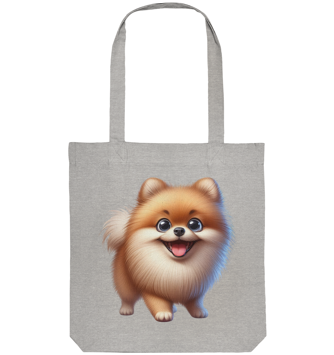 Pomeranien Cartoon - personalisierbar - Organic Tote-Bag