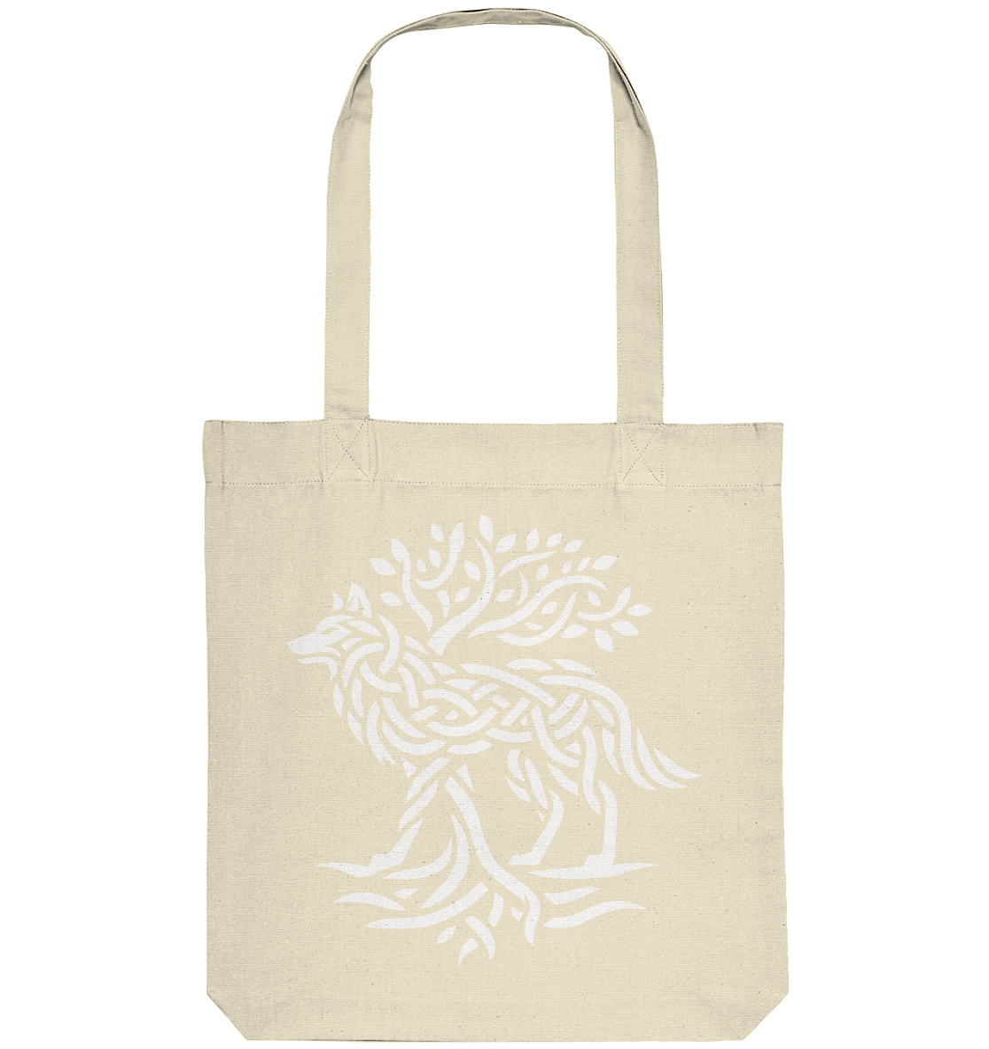 Keltischer Lebensbaum Wolf - Organic Tote-Bag