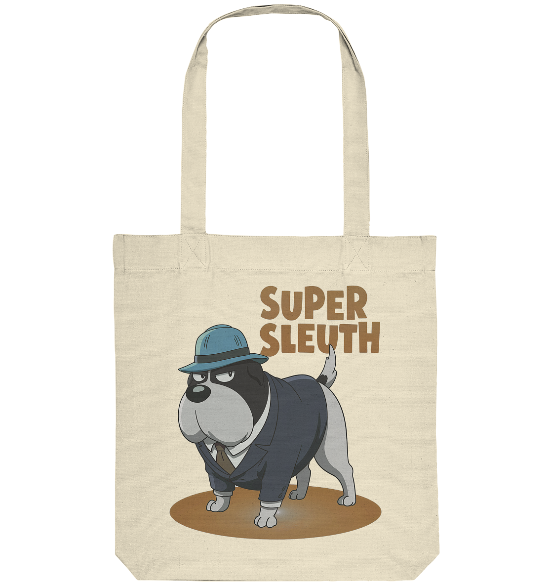 Hund Super Sleuth Detektiv - Organic Tote-Bag