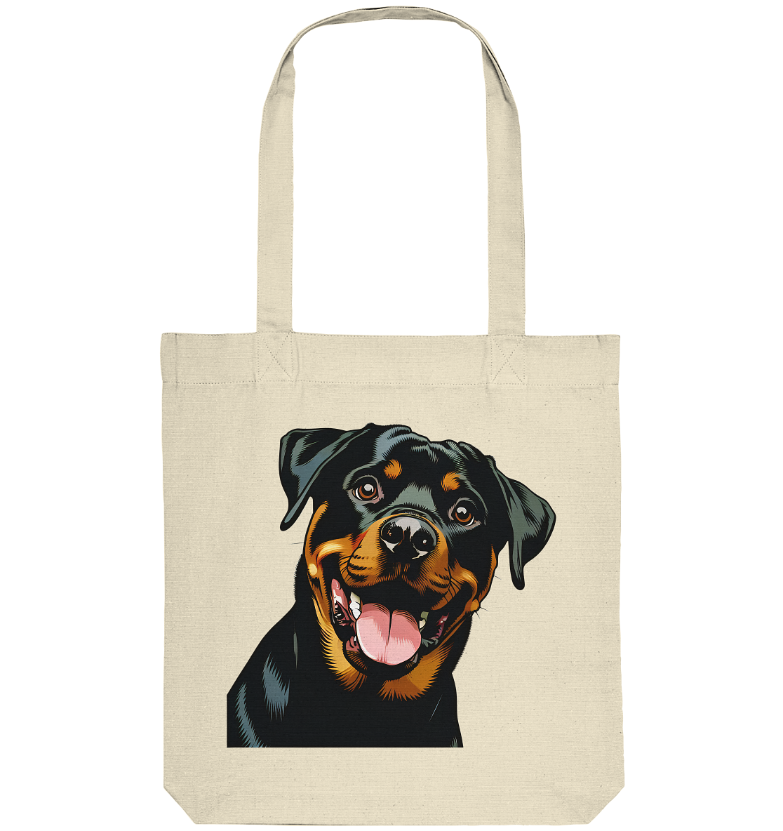 Rottweiler  Comic - personalisierbar - Organic Tote-Bag