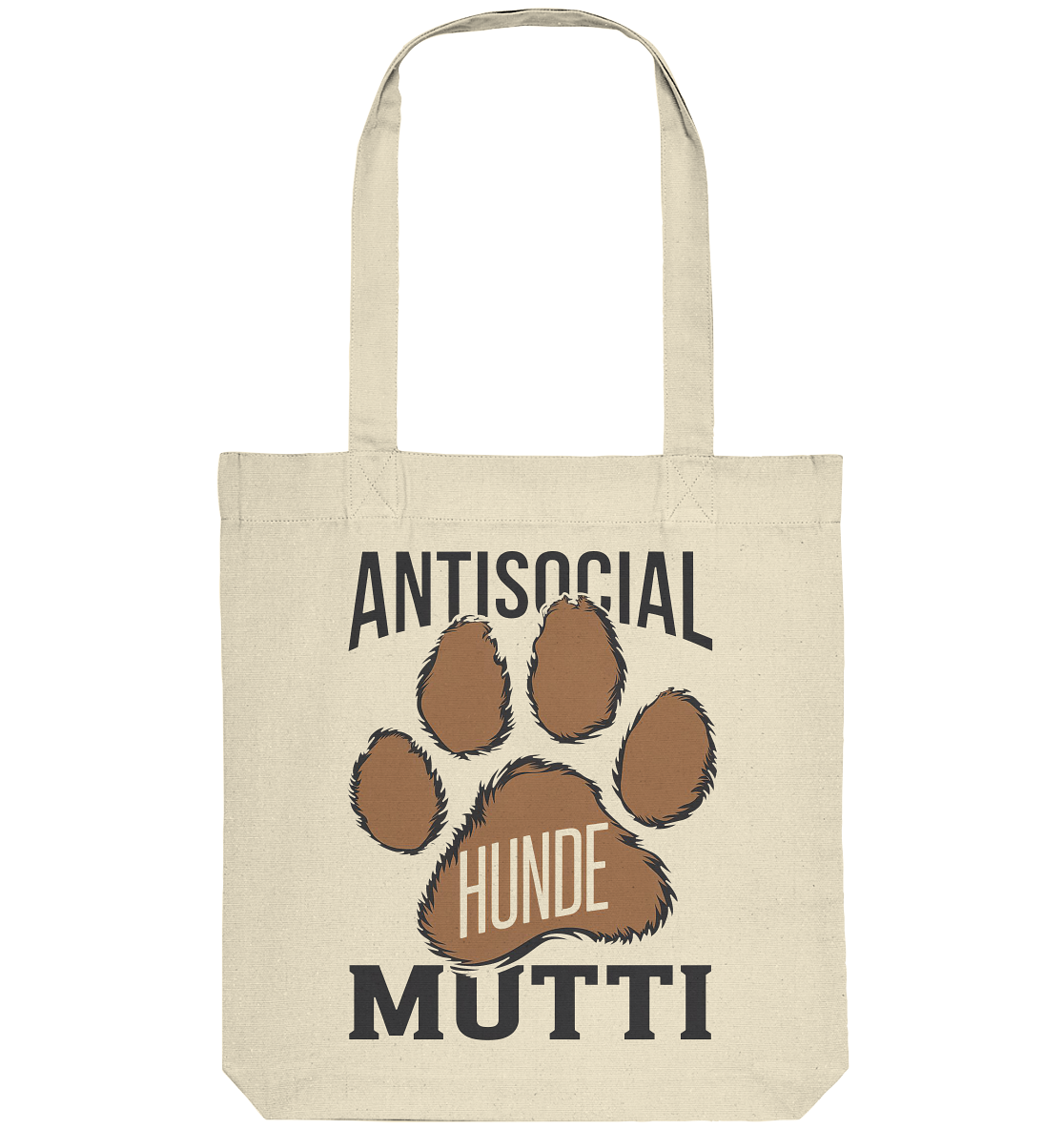 Antisocial Hunde Mutti - Organic Tote-Bag