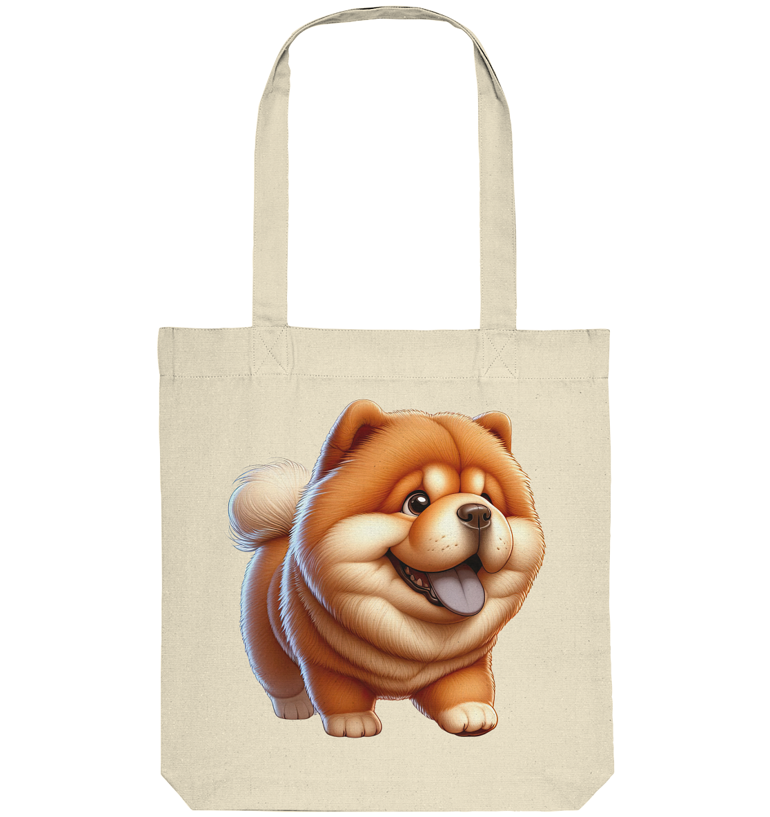 Chow Chow Cartoon Hund - personalisierbar - Organic Tote-Bag