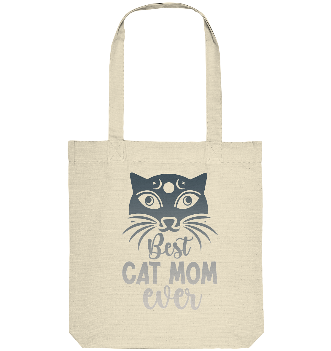 Best Cat Mum ever personalisierbar - Organic Tote-Bag