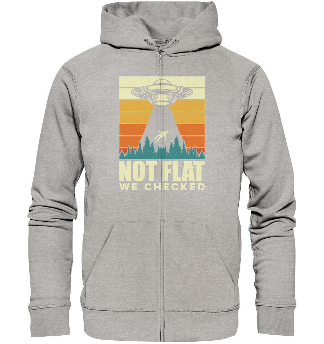 Erde - Not Flat we checked  - Organic Zipper