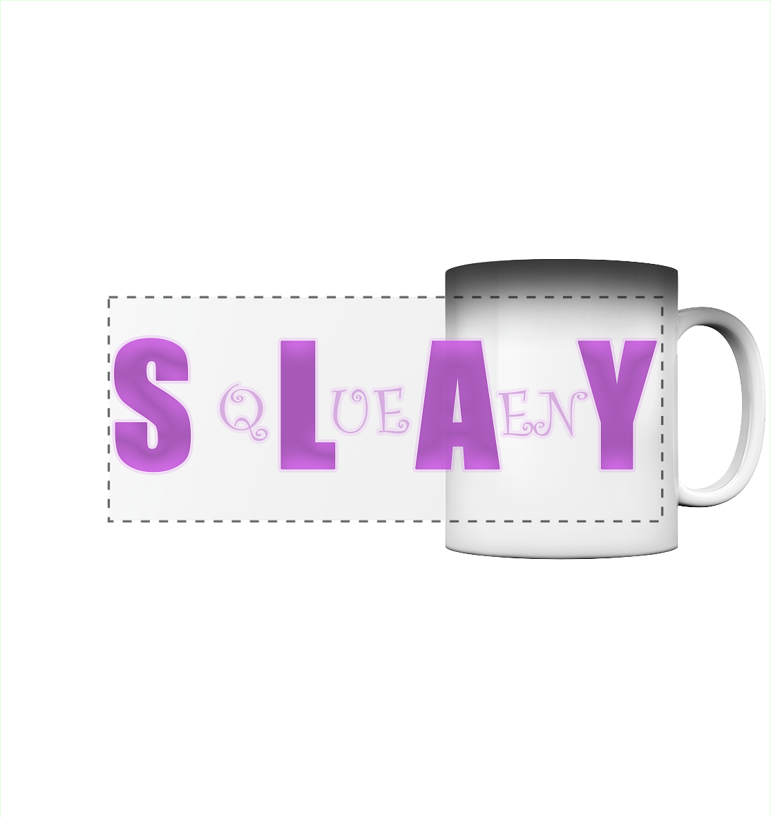 Slay Queen - personalisierbar - Panorama Magic Mug