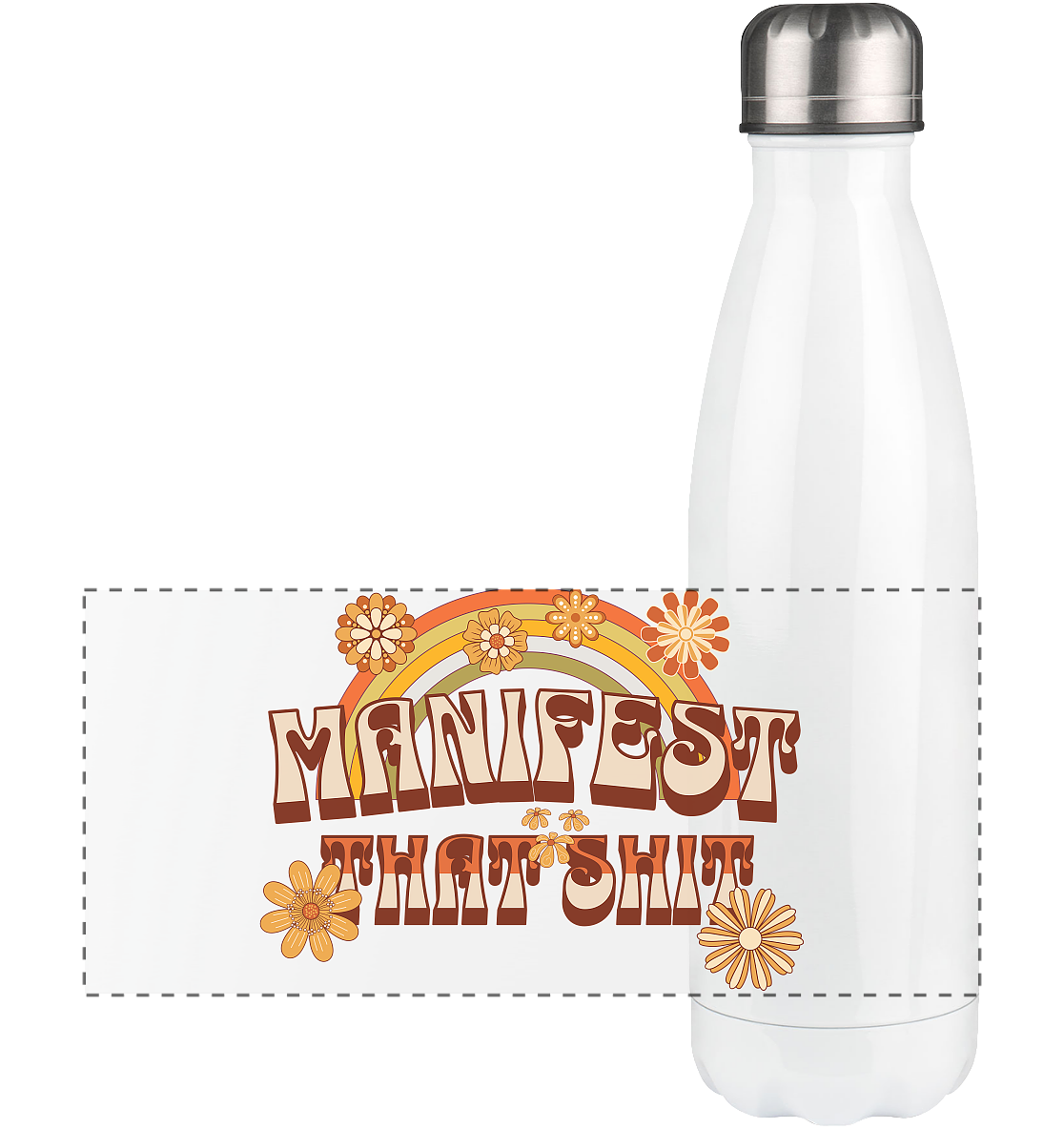 Manifest that shit  - Panorama Thermoflasche 500ml