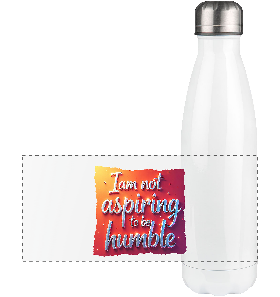 Im not aspiring to be humble - Panorama Thermoflasche 500ml