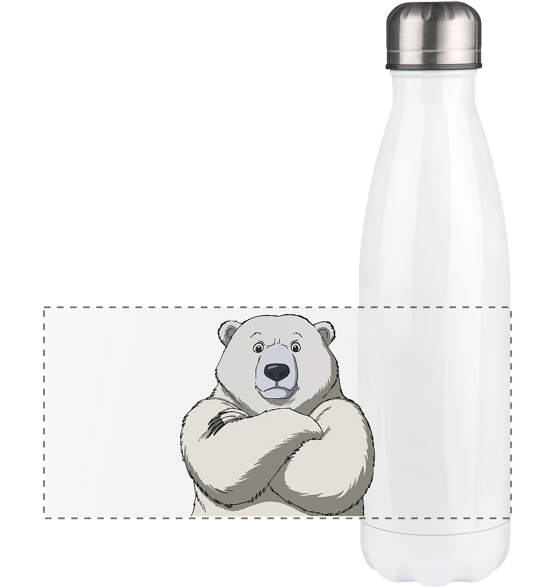 Cooler Eisbär - Panorama Thermoflasche 500ml