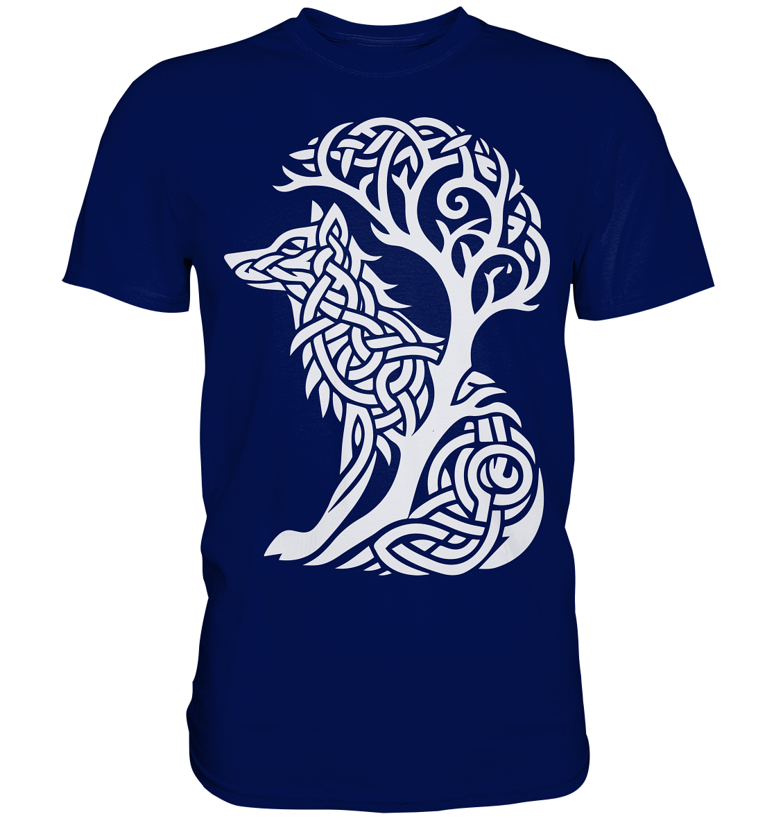 Keltischer Baum des Lebens Hund - Premium Shirt