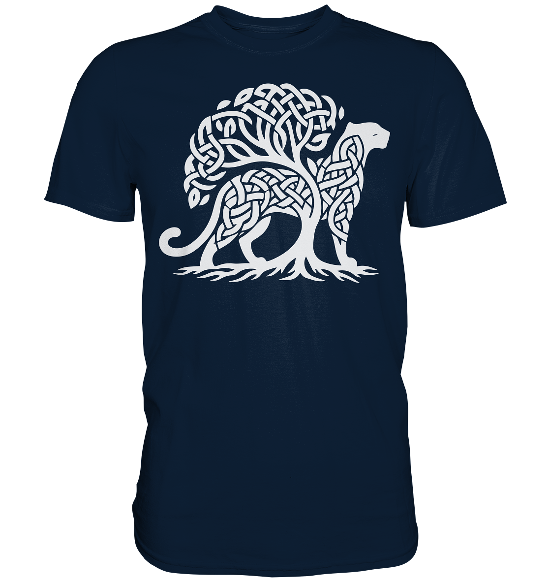 Keltischer Lebensbaum Panther - Premium Shirt