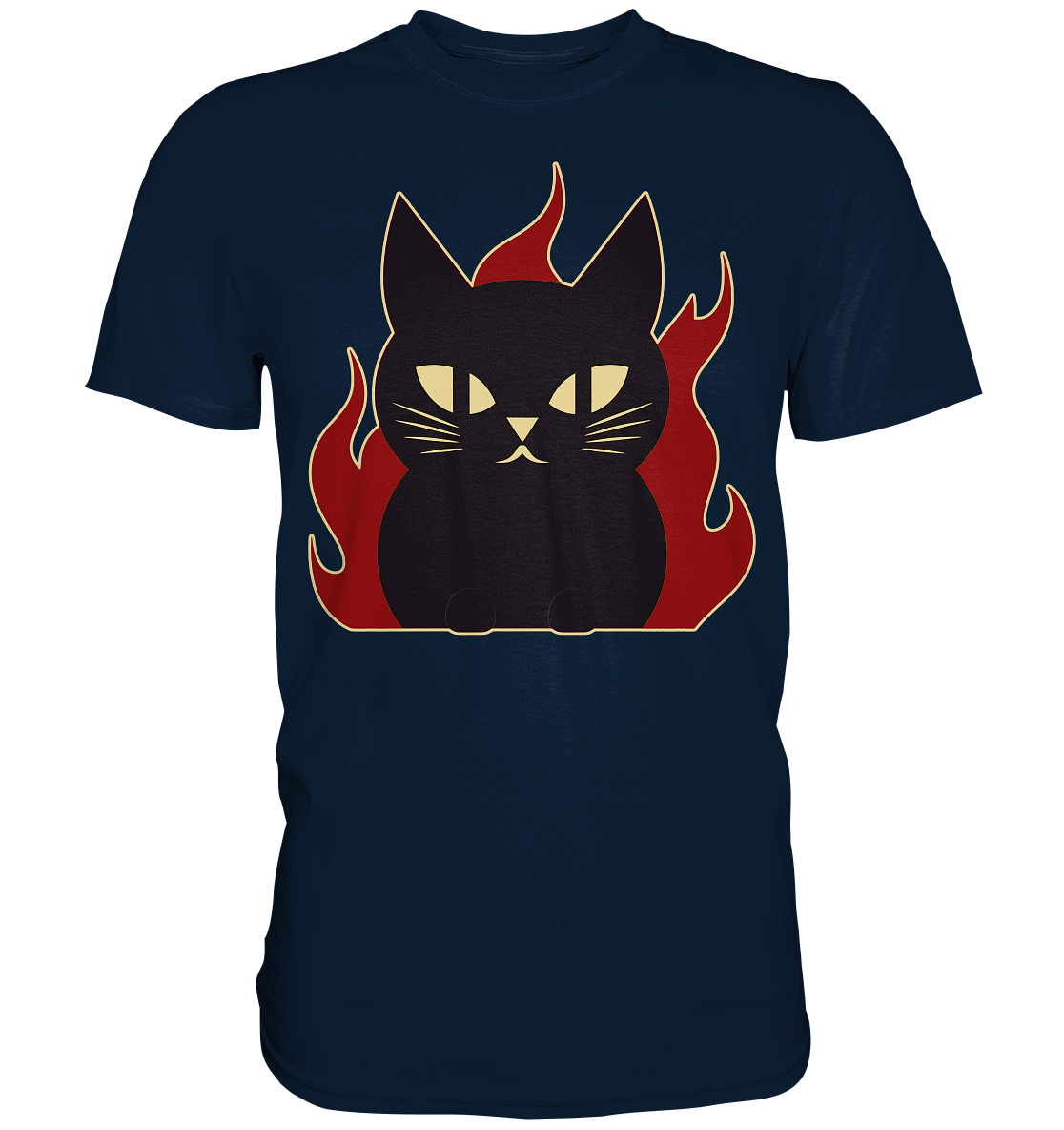 Devil Cat  illustration - Premium Shirt