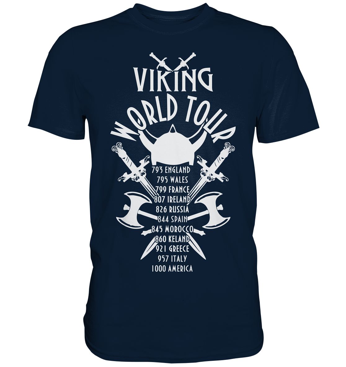 Viking World Tour Fun - Premium Shirt