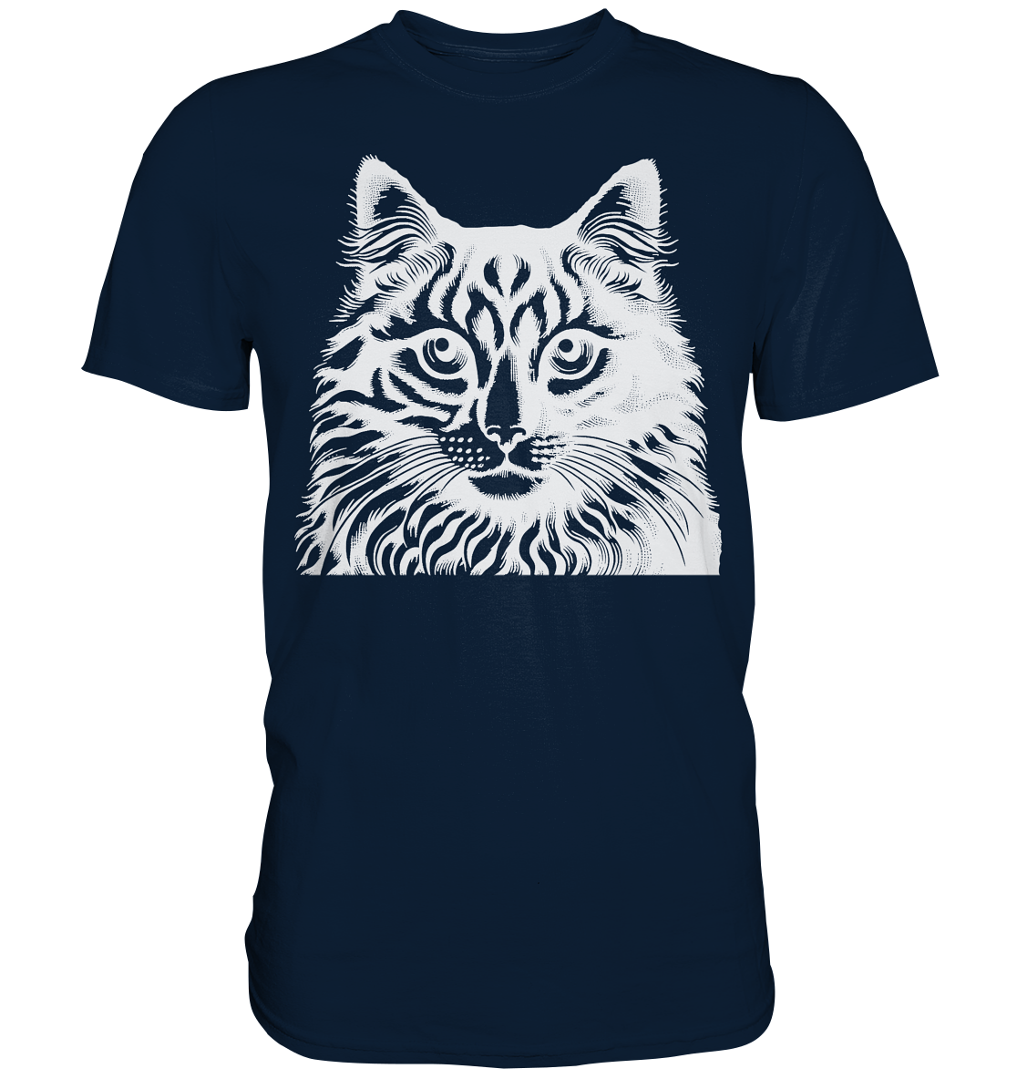 Katze Stempel - Premium Shirt