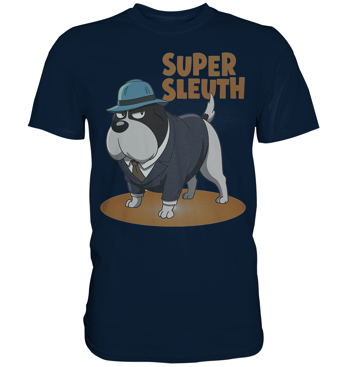 Hund Super Sleuth Detektiv - Premium Shirt
