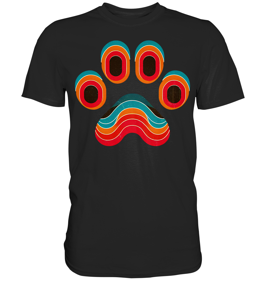 70s Style Pfote Art - Premium Shirt
