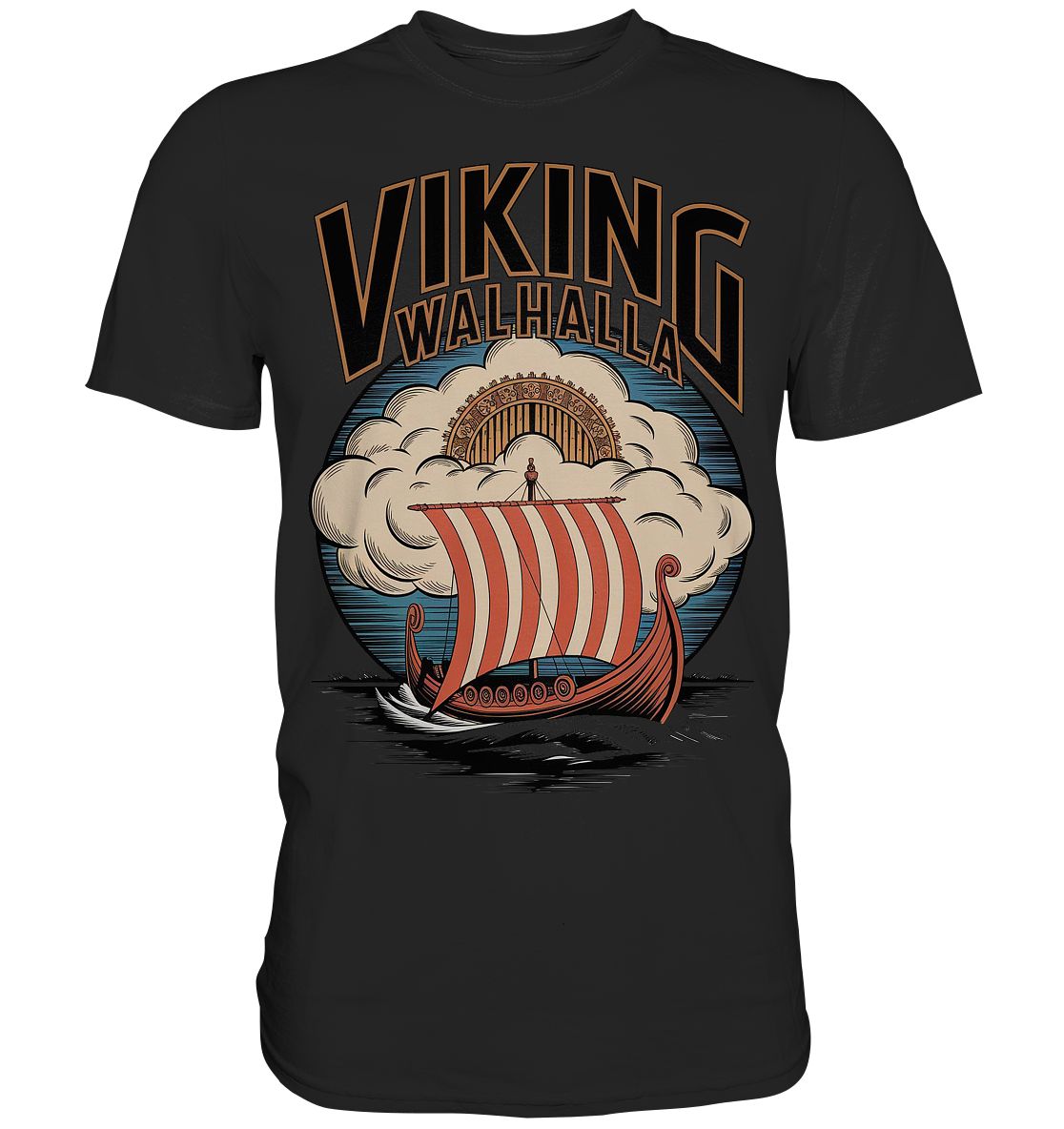 Wikinger Walhalla Art - Premium Shirt