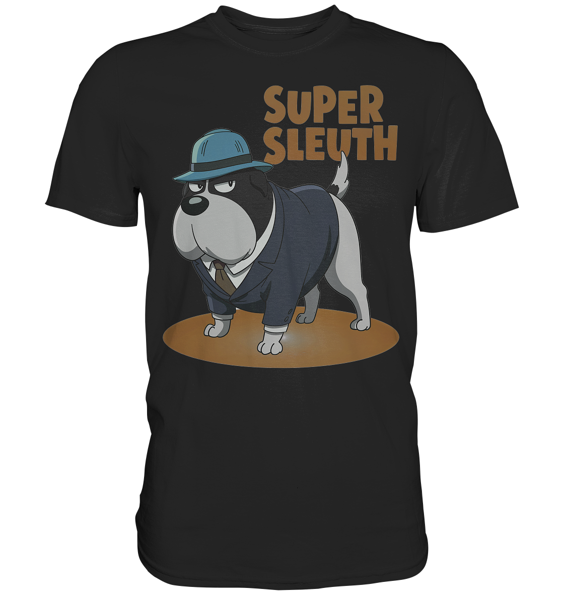 Hund Super Sleuth Detektiv - Premium Shirt