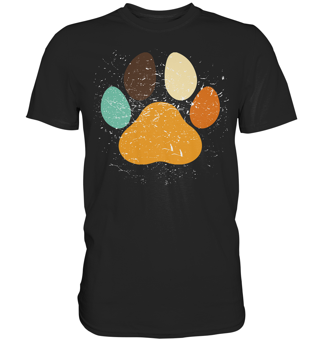 Bunte Pfote - Premium Shirt