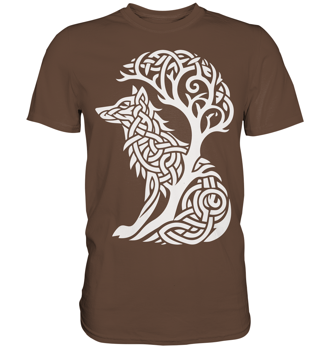 Keltischer Baum des Lebens Hund - Premium Shirt