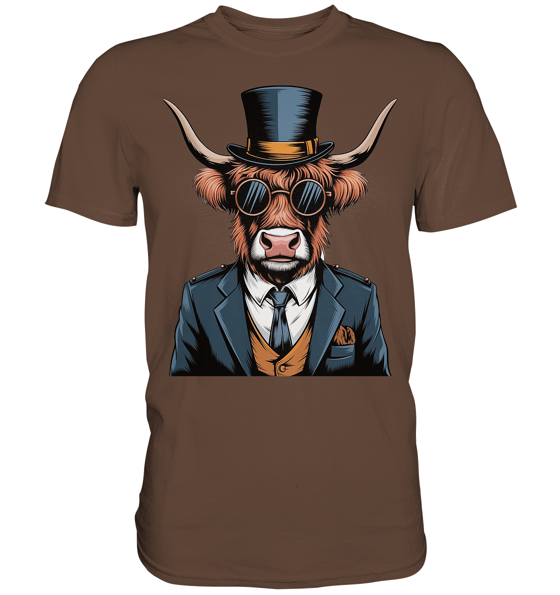 Highland Cow Steampunk - Premium Shirt