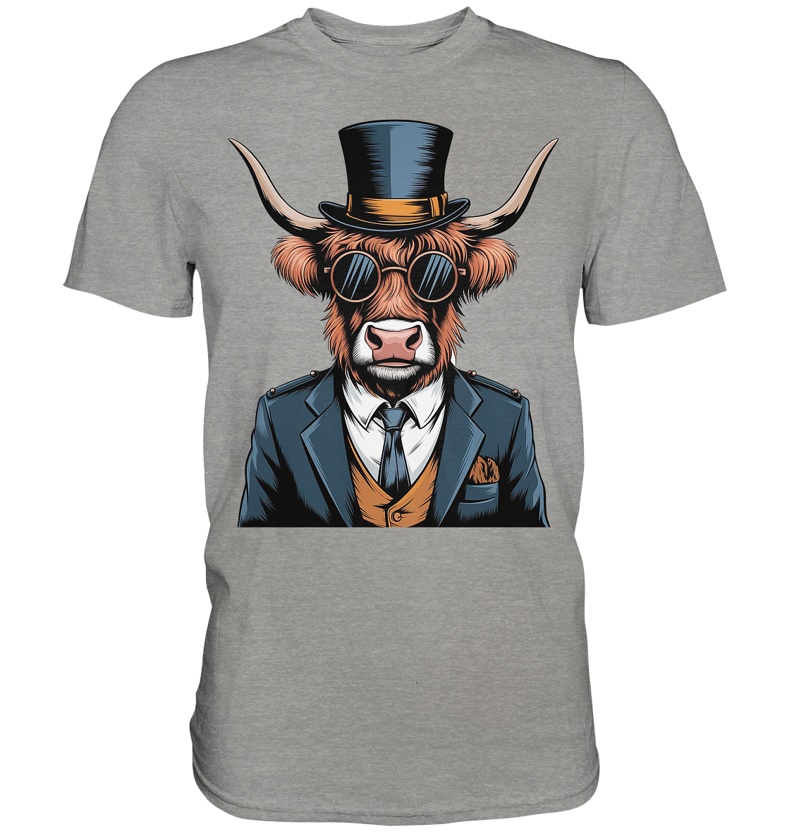 Highland Cow Steampunk - Premium Shirt