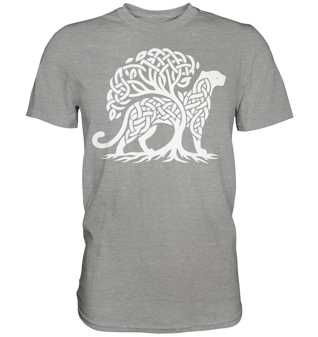 Keltischer Lebensbaum Panther - Premium Shirt
