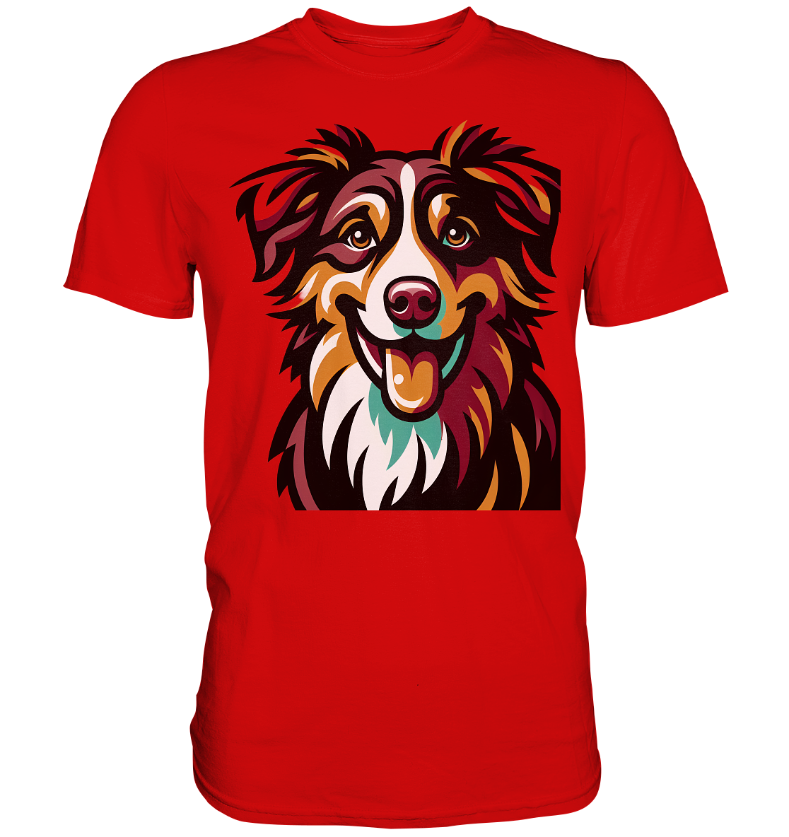 Australian Shepherd Hund - personalisierbar - Premium Shirt