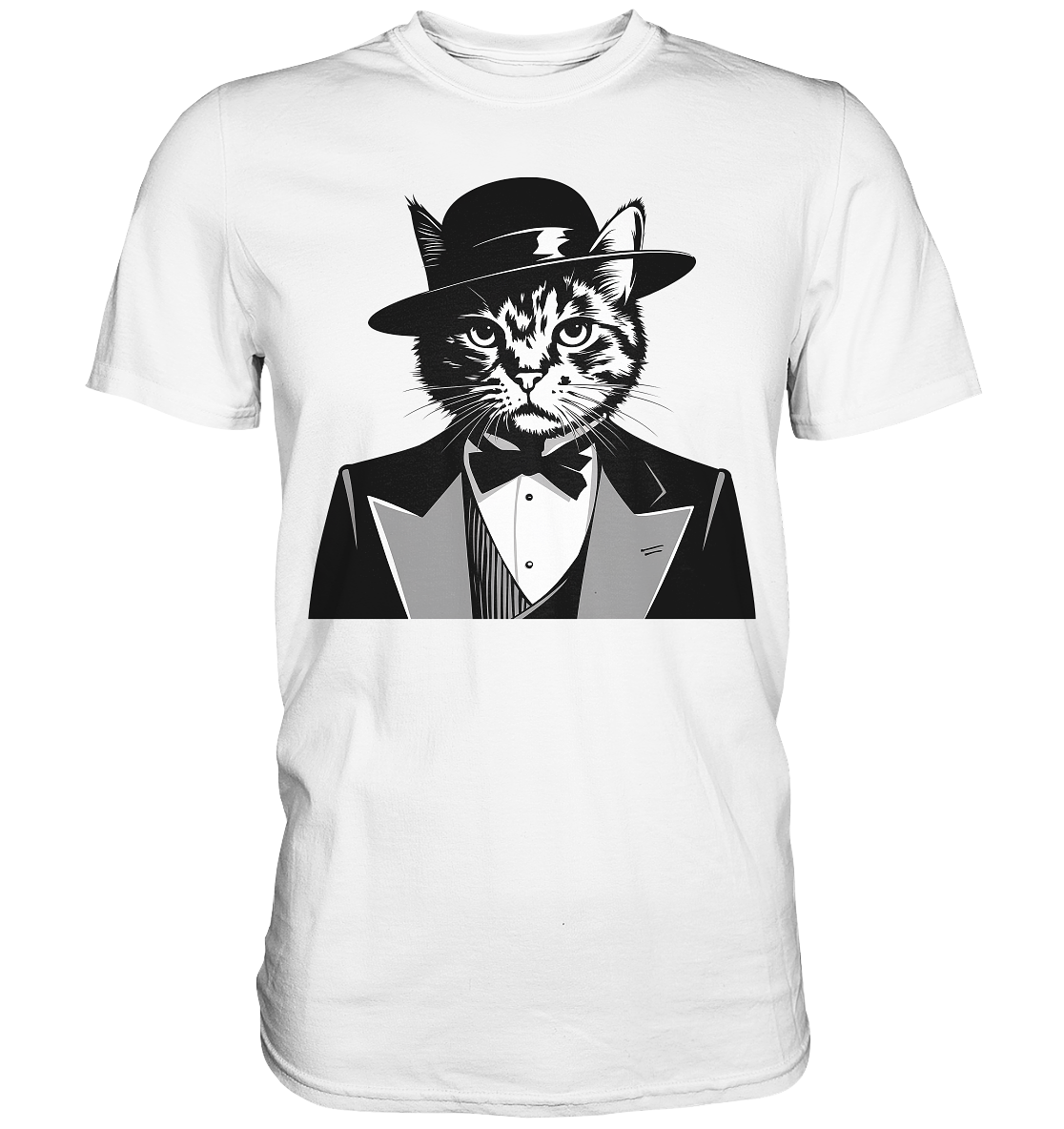 Godfather Katze Mafia - personalisierbar  - Premium Shirt
