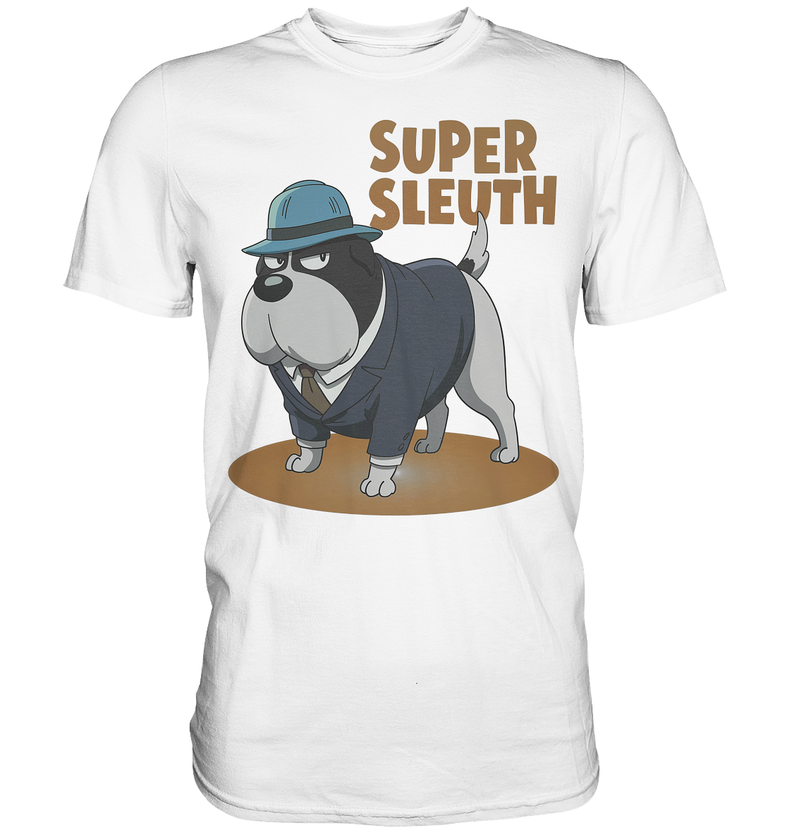Hund Super Sleuth Detektiv - Premium Shirt