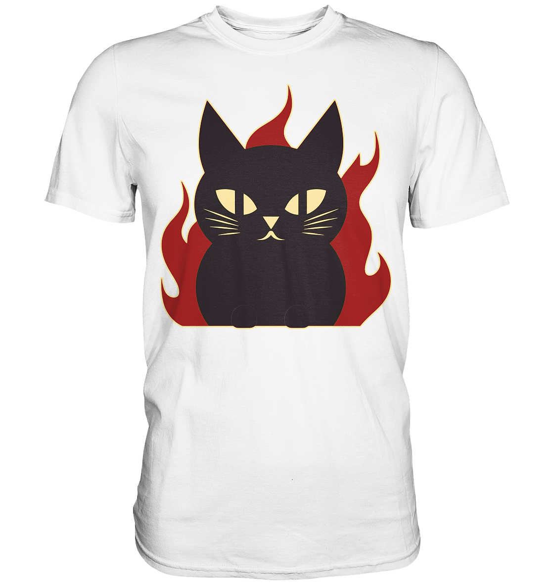 Devil Cat  illustration - Premium Shirt