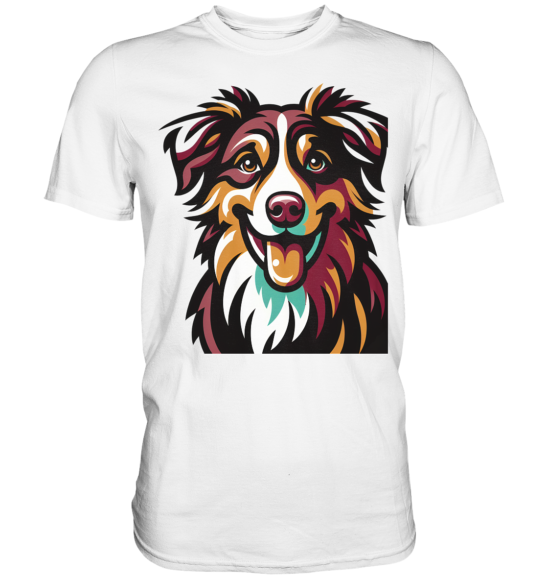 Australian Shepherd Hund - personalisierbar - Premium Shirt