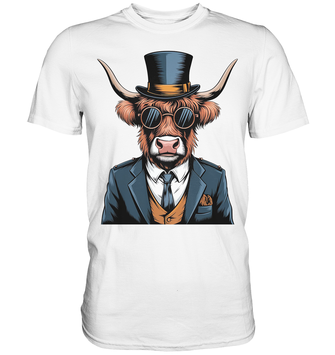 Highland Cow Steampunk - Premium Shirt