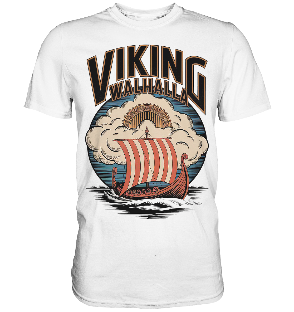 Wikinger Walhalla Art - Premium Shirt
