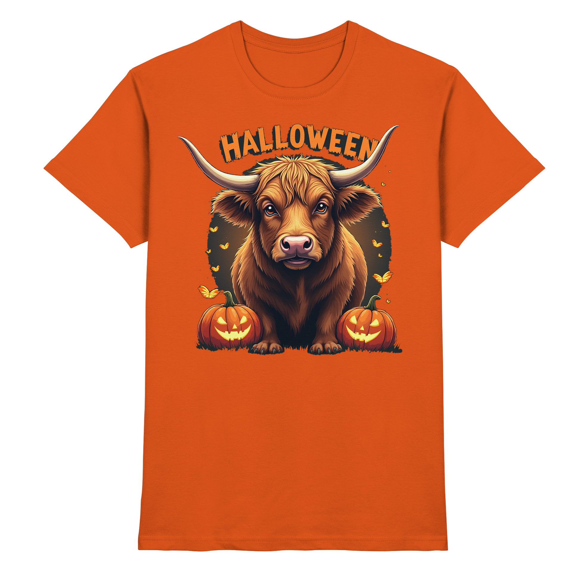 Halloween Highland Cow - Premium Shirt