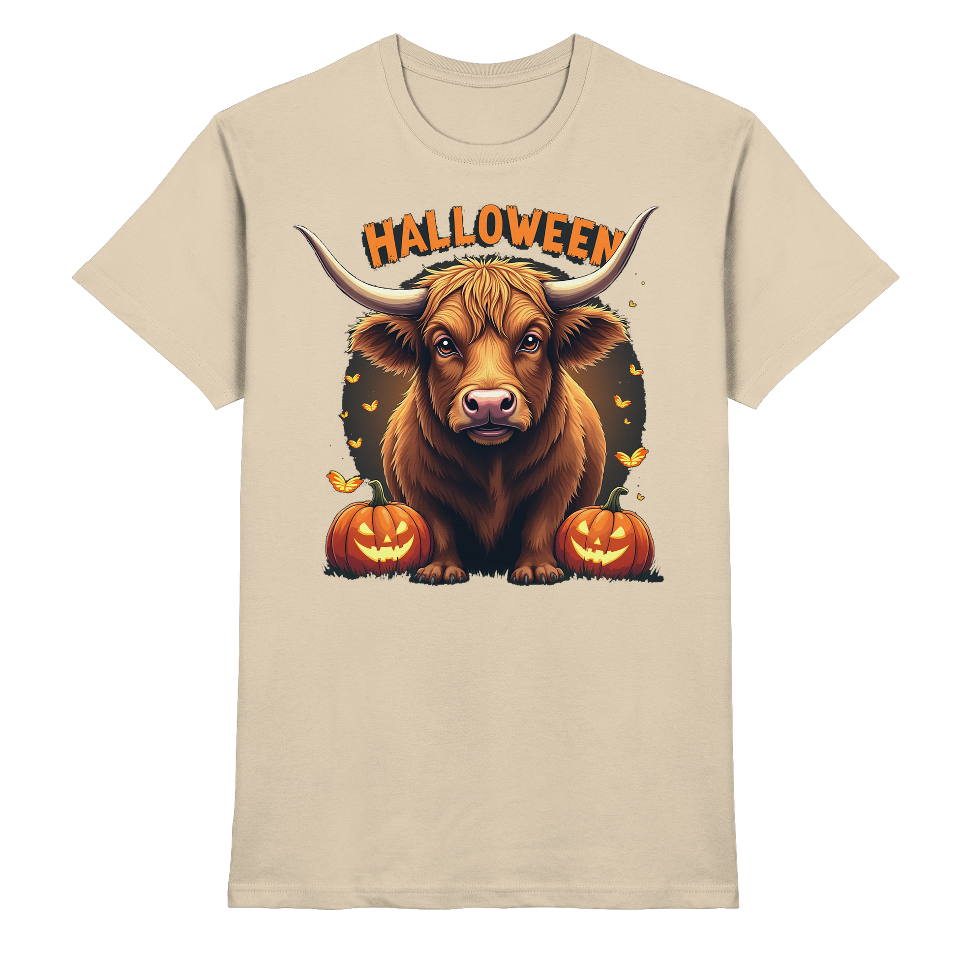 Halloween Highland Cow - Premium Shirt