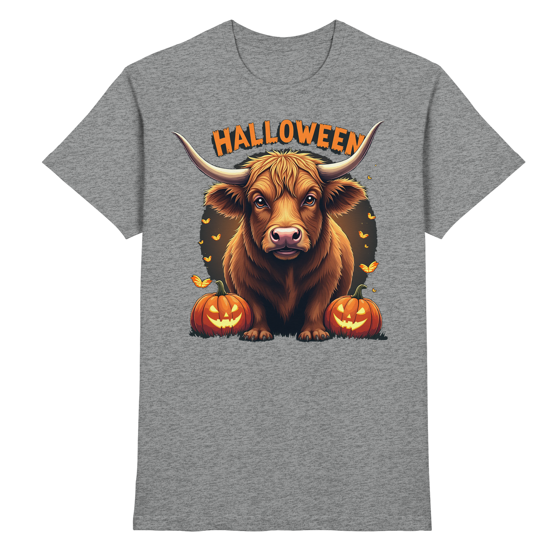 Halloween Highland Cow - Premium Shirt