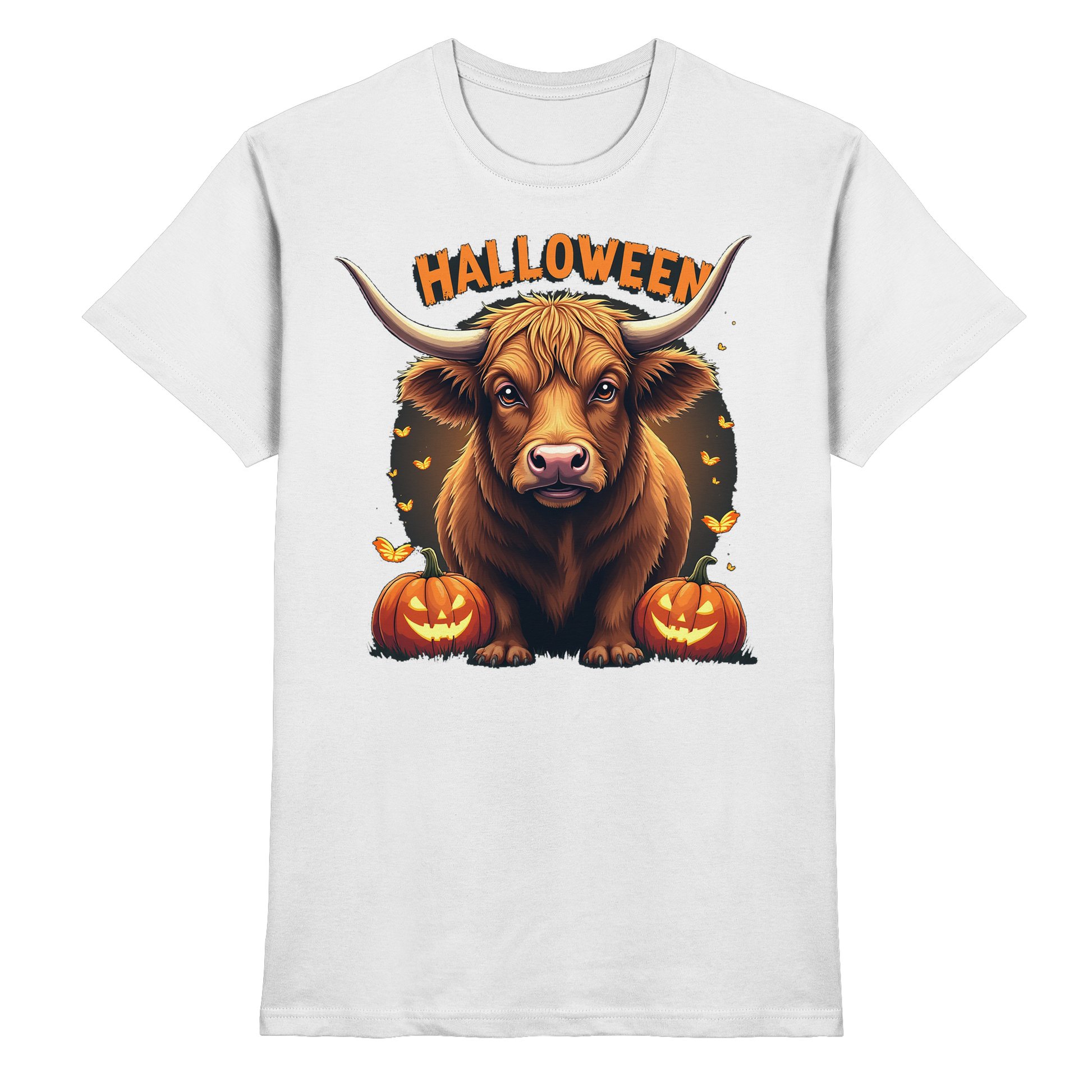 Halloween Highland Cow - Premium Shirt