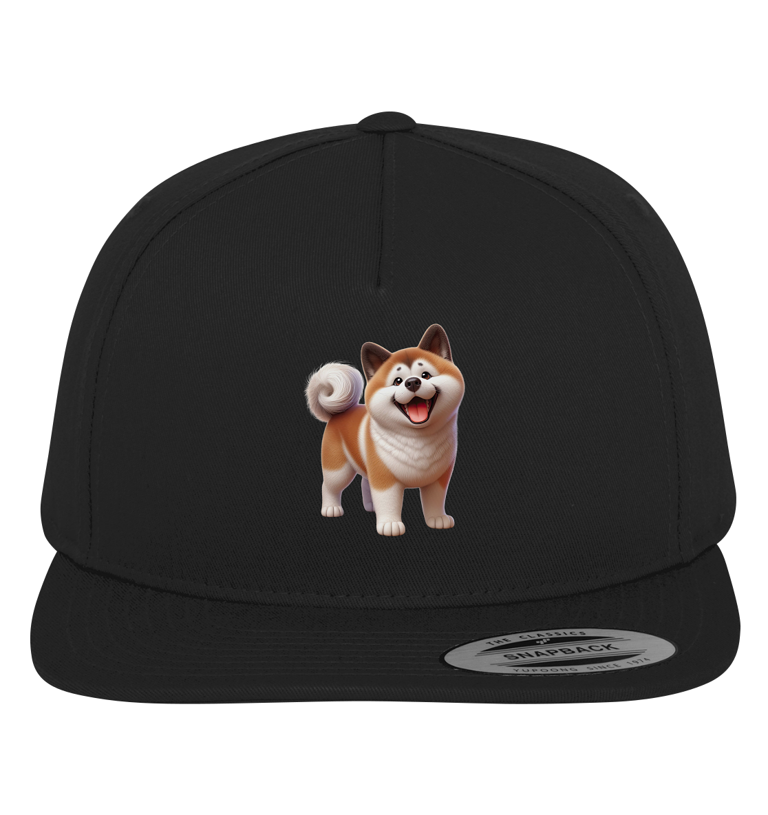 Akita Cartoon Hund personalisierbar - Premium Snapback