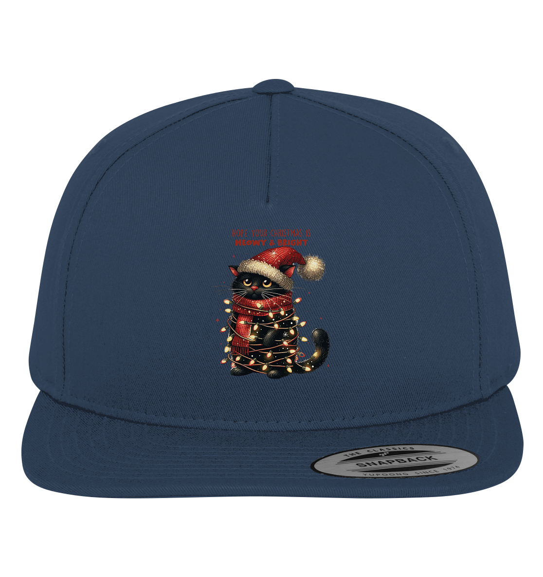 Weihnachts Katze Christmas is Moewy - Premium Snapback
