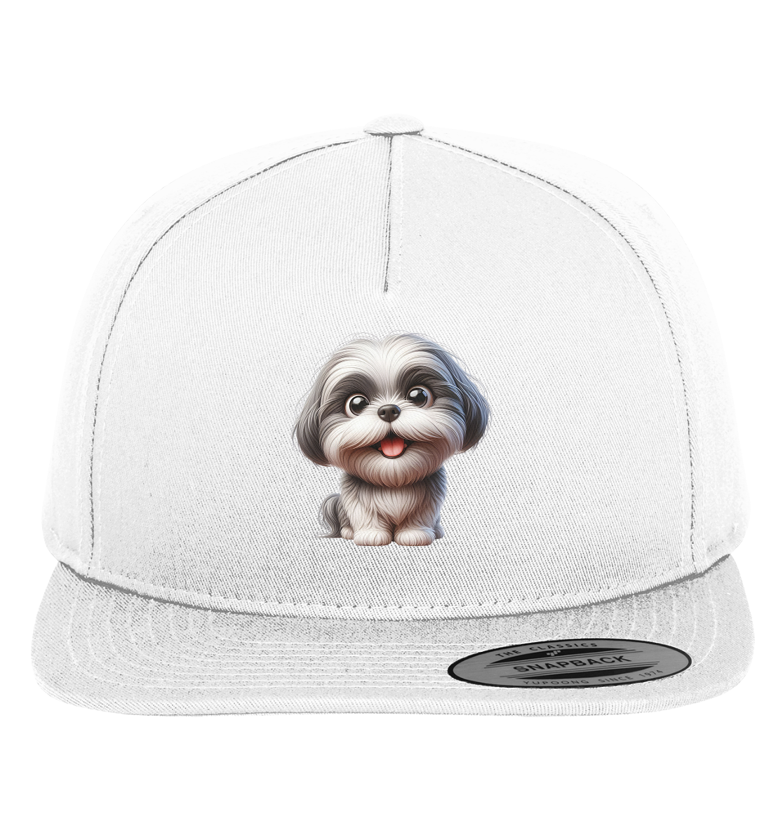 Shih Tzu Cartoon Dog - personalisierbar - Premium Snapback