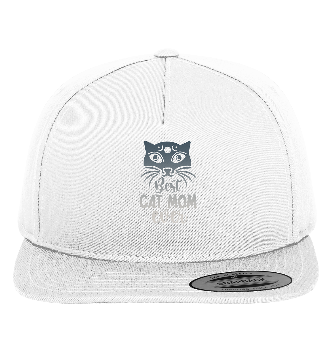 Best Cat Mum ever personalisierbar - Premium Snapback