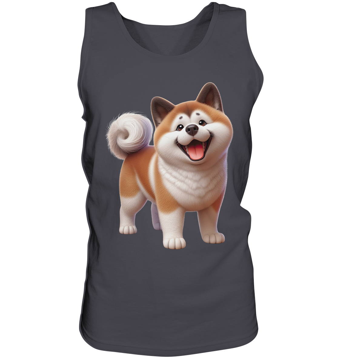 Akita Cartoon Hund personalisierbar - Tank-Top