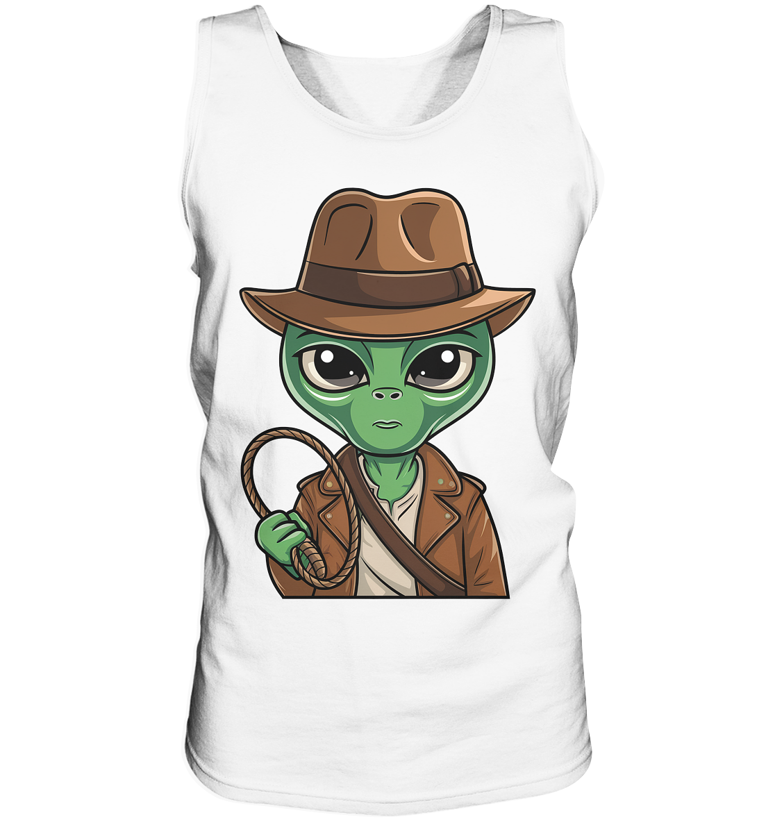 Alien Abenteurer Cartoon - Tank-Top