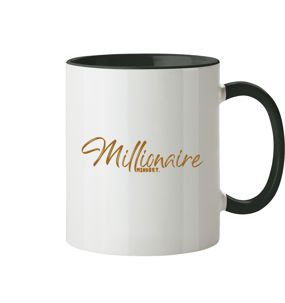 Millionaire Mindset - Tasse zweifarbig