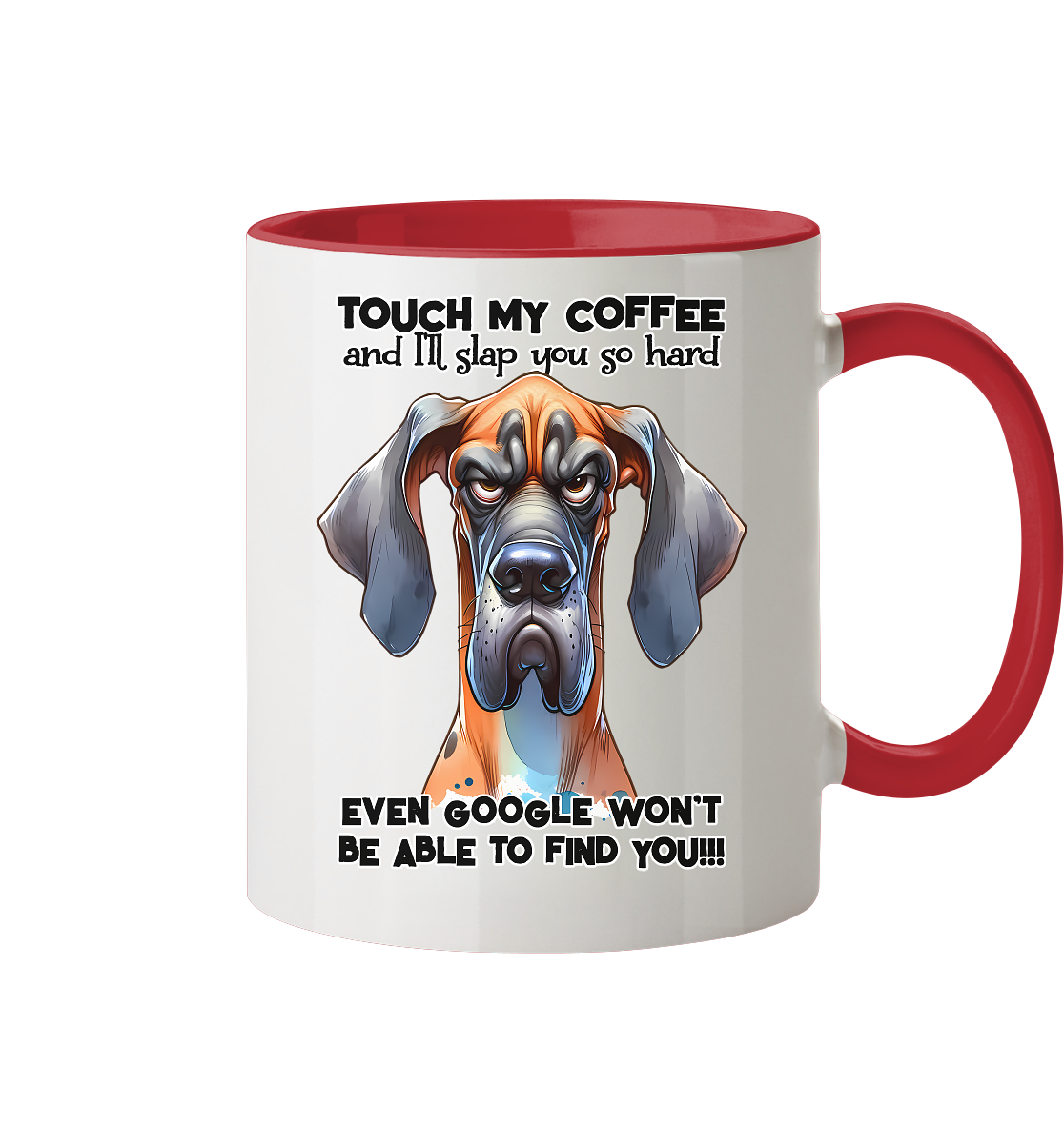 Grumpy Dog Kaffee - Tasse zweifarbig